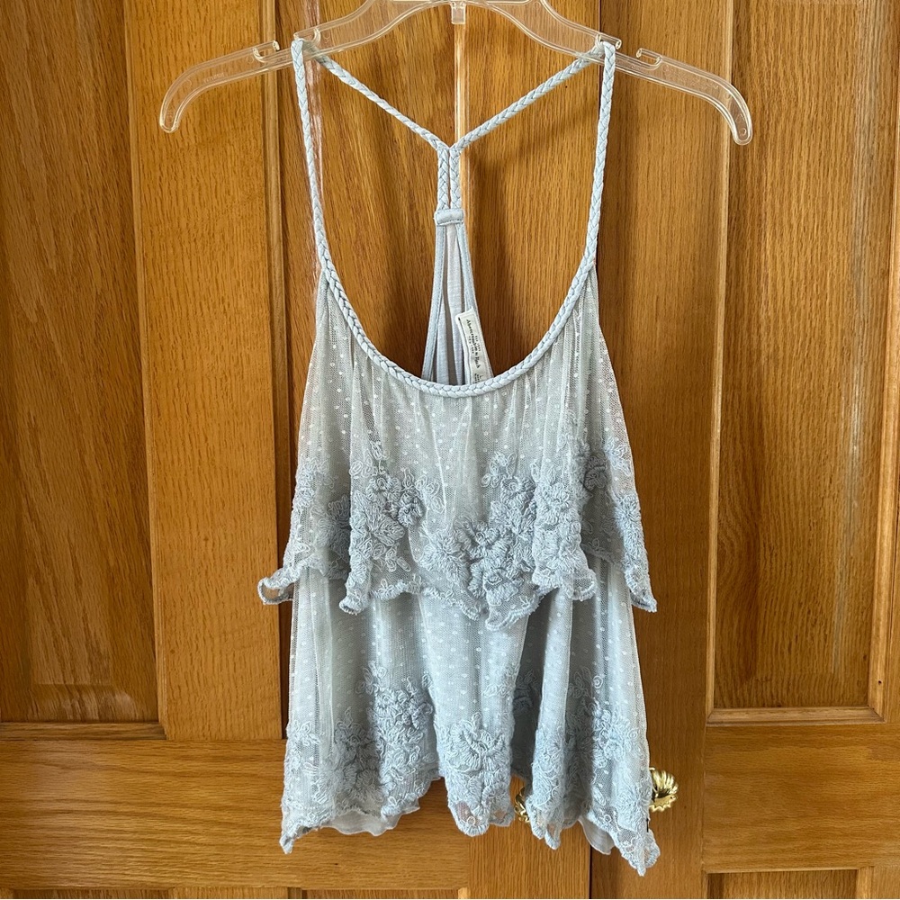 A&F Light Blue Cami